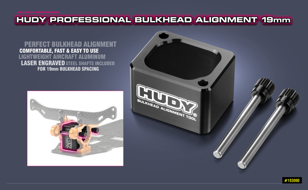 New HUDY Professional Bulkhead Alignment Tool 19mm
